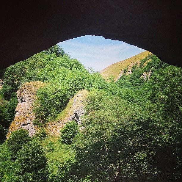 Limestone Photograph - #climbing #caves #dare by Mark Cox