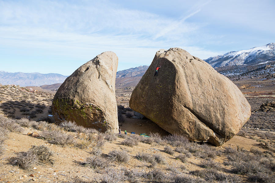 Climbing Outside In Bishop, Ca Photograph by Cameron Maier