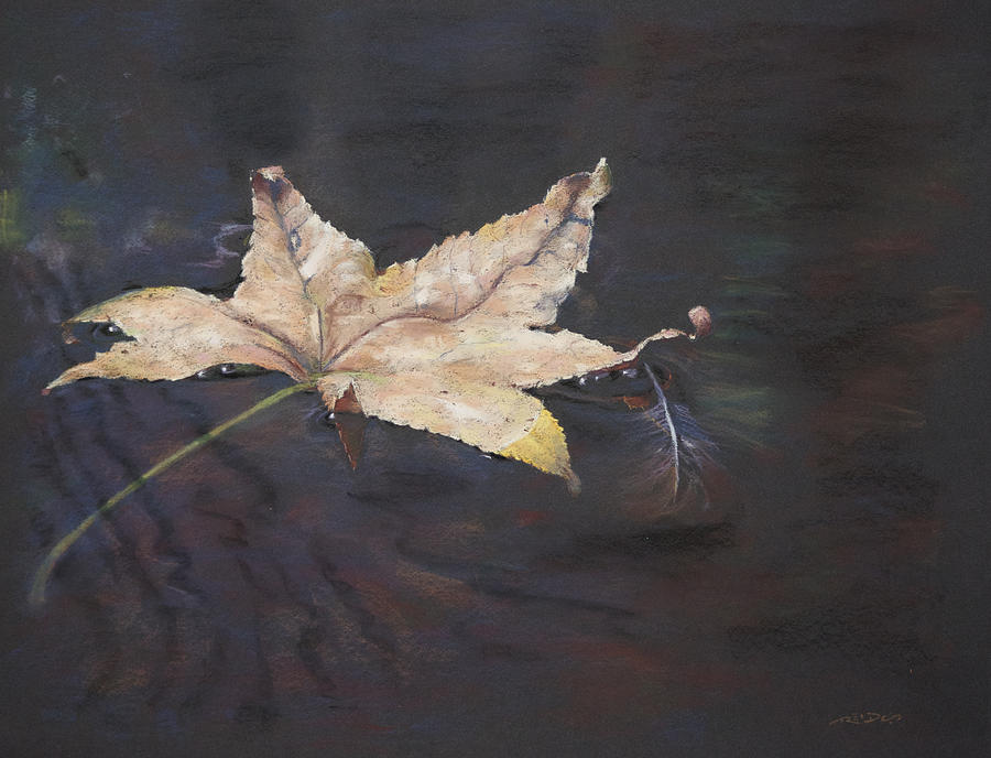 Cling To The Leaf Painting by Christopher Reid