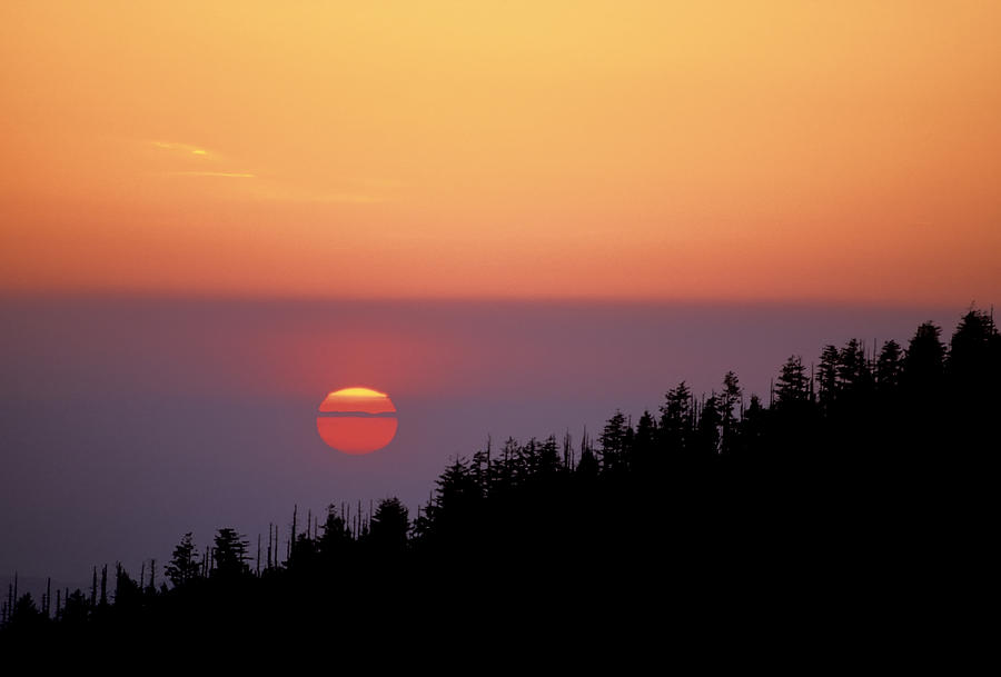 Clingmans Dome Sunset 02 Photograph by Jim Dollar