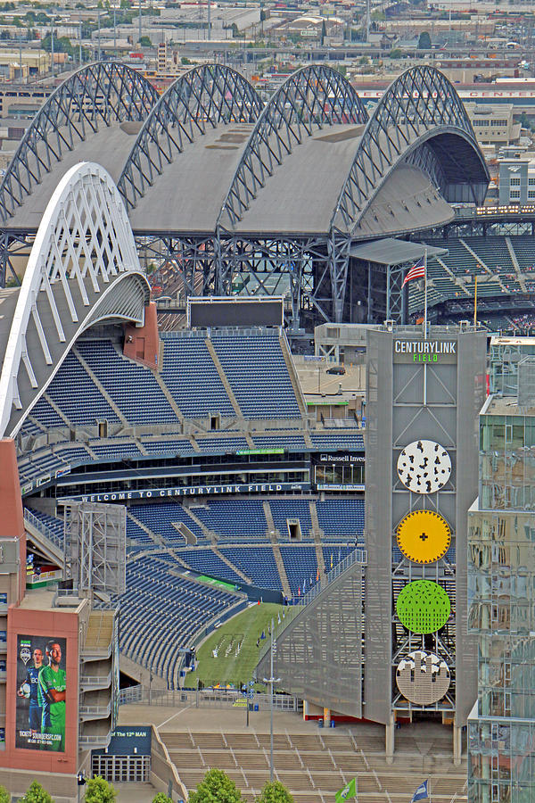 Football Photograph - Seattle Seahawks Century Link Field by Brad Walters