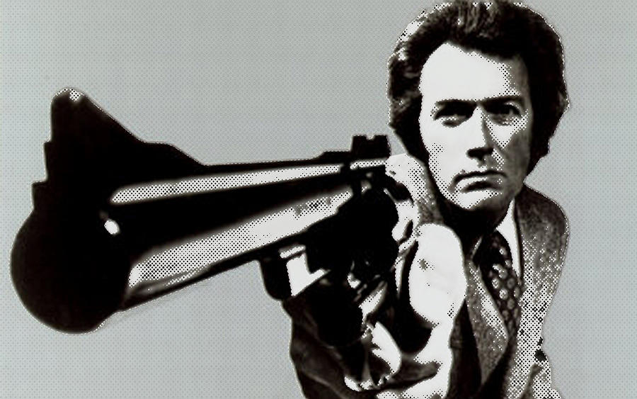Clint Eastwood Big Gun 2 Painting