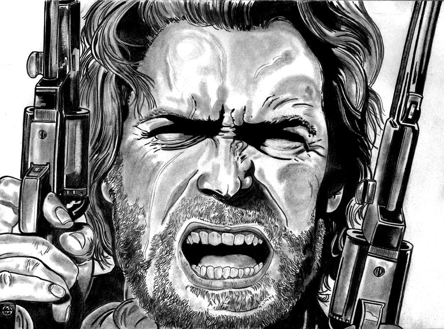 Clint Eastwood Drawing by Ralph Harlow