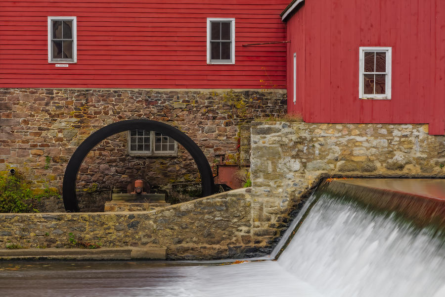 Clinton Red Mill Photograph by Susan Candelario