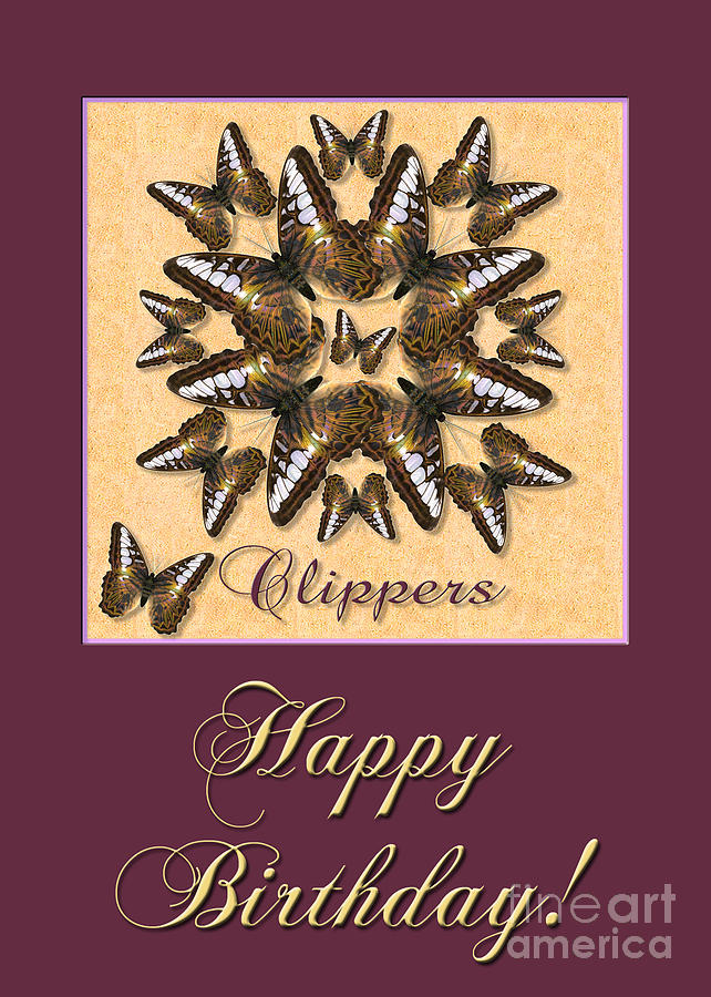 Clipper Butterfly Birthday Photograph by Melissa A Benson