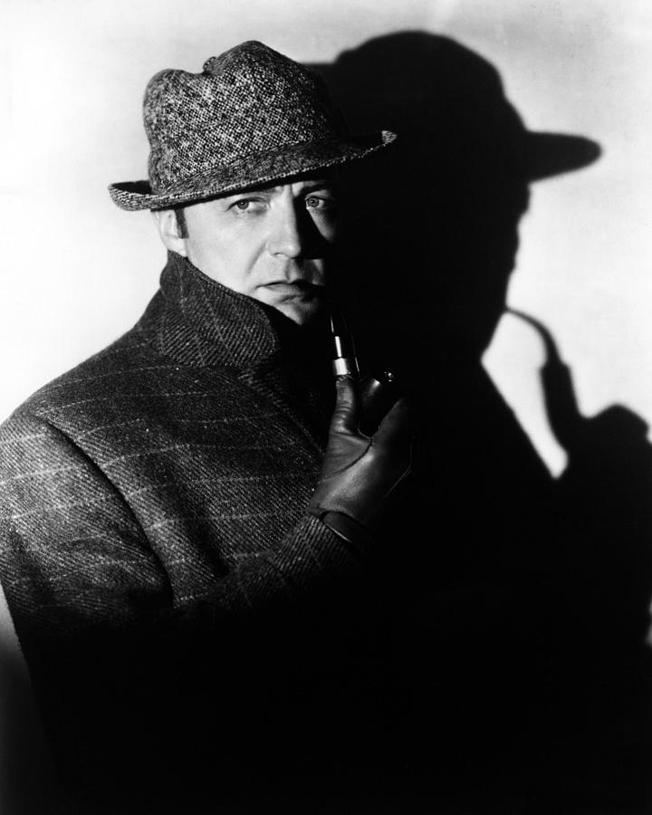 Sherlock Holmes Photograph - Clive Brook in Sherlock Holmes  by Silver Screen