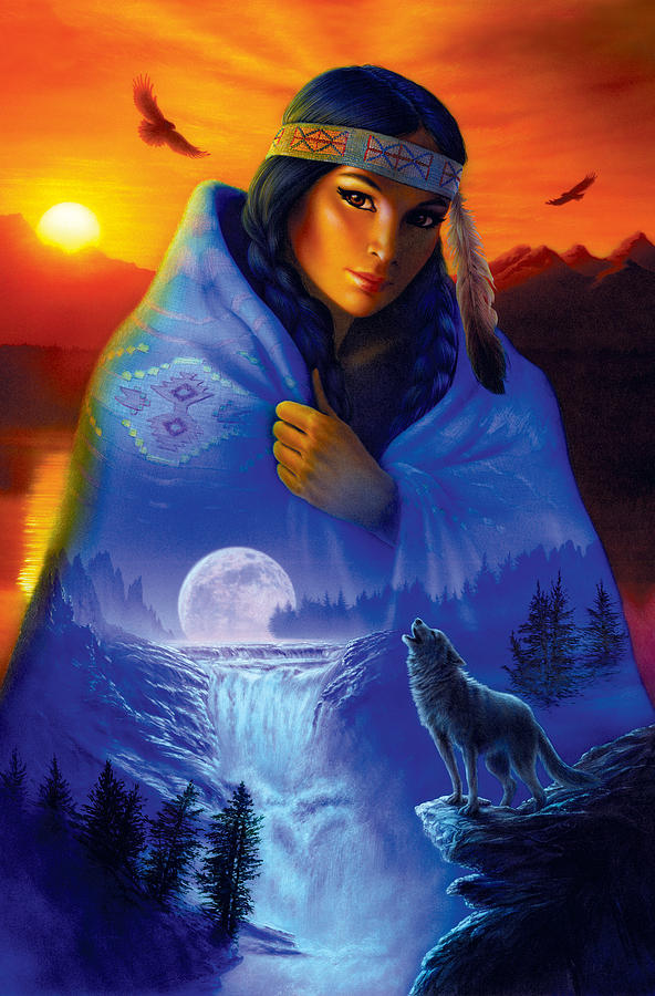 Cloak of Visions Portrait Photograph by MGL Meiklejohn Graphics Licensing