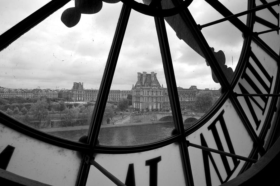 Paris Photograph - Clock at Musee dOrsay by Chevy Fleet