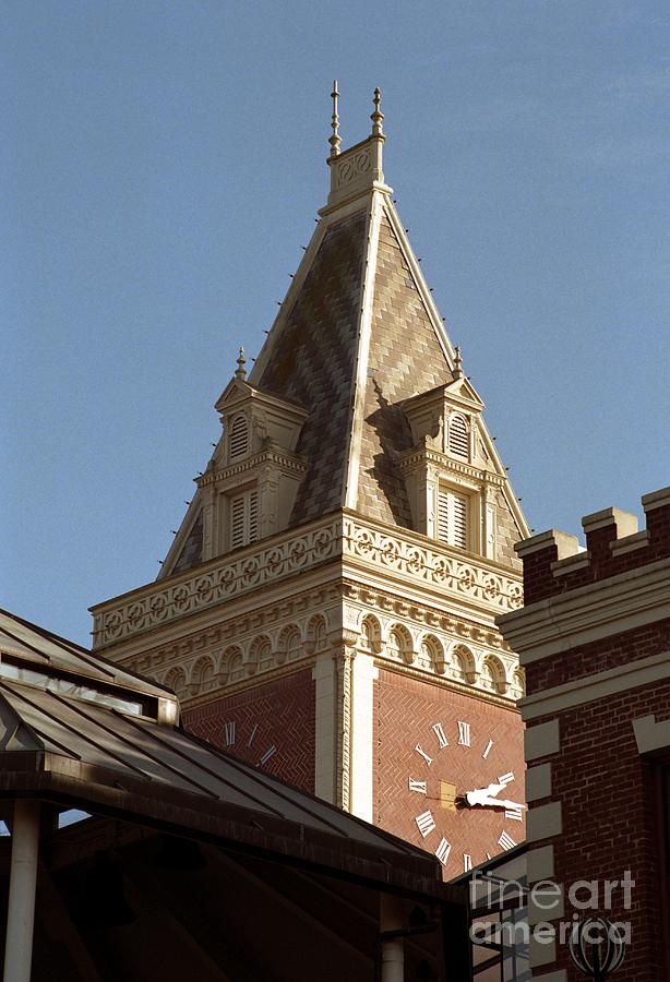Clock Tower at Ghirardelli Square Photograph by James B Toy