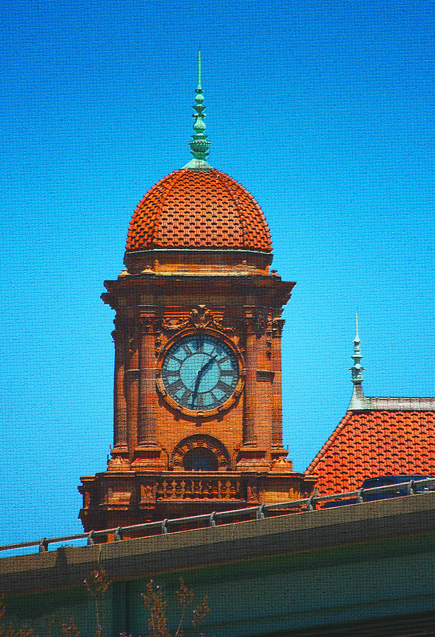 Clock Tower at Main Street Station Photograph by Ola Allen