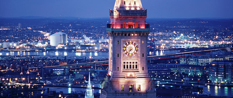 Architecture Photograph - Clock Tower Of The Custom House by Panoramic Images