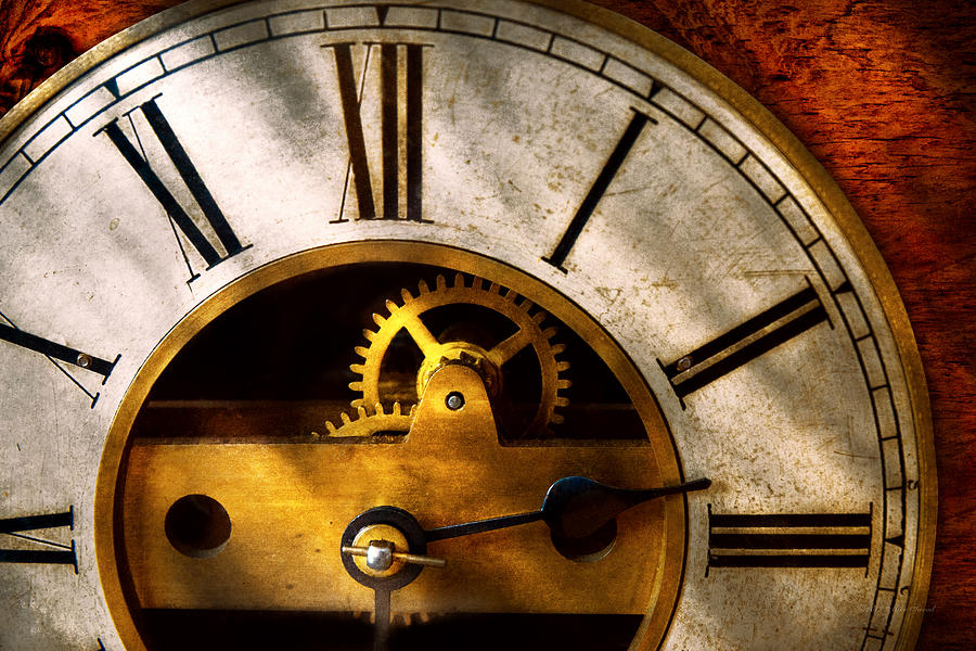Clock Photograph - Clockmaker - What time is it by Mike Savad