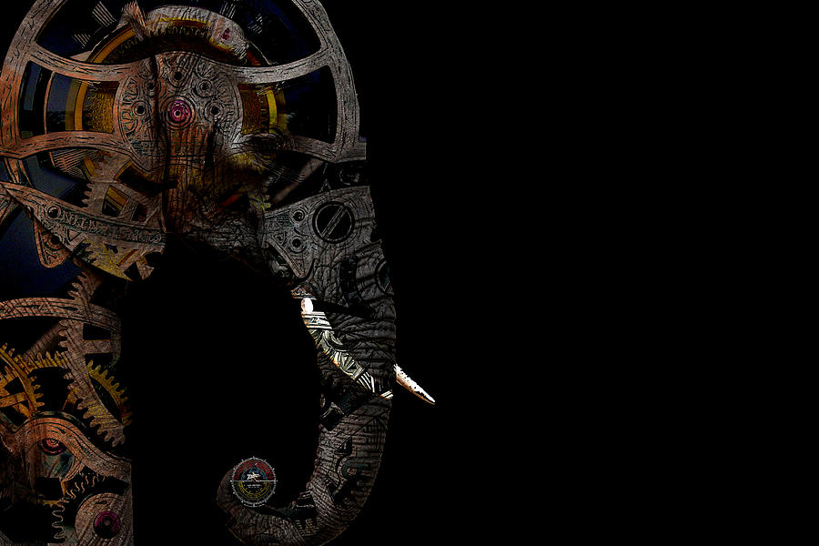 Clockwork Elephant Digital Art by David Balber | Fine Art America