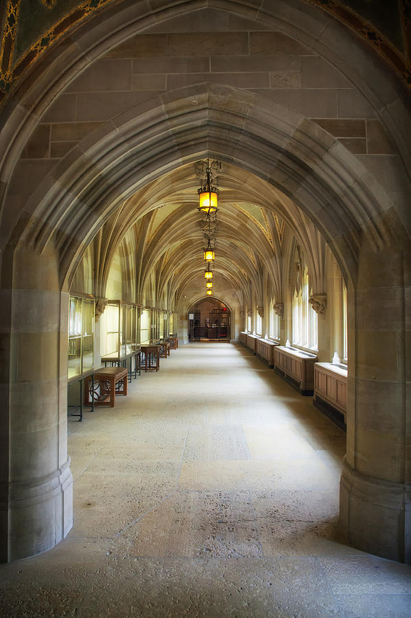 Cloister Hallway Inside Sterling Memorial Library - Yale ...