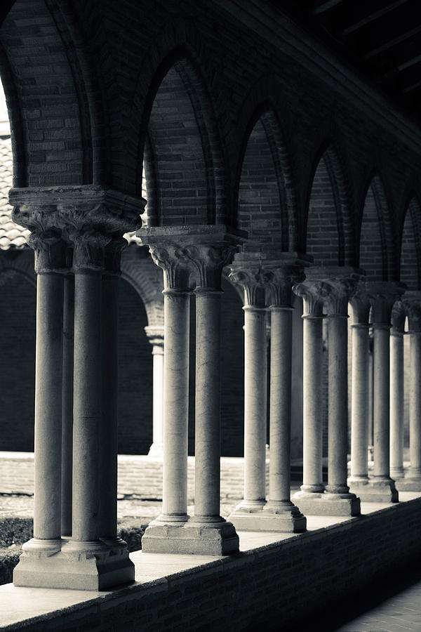 Architecture Photograph - Cloister Of A Church, Cloitre Des by Panoramic Images