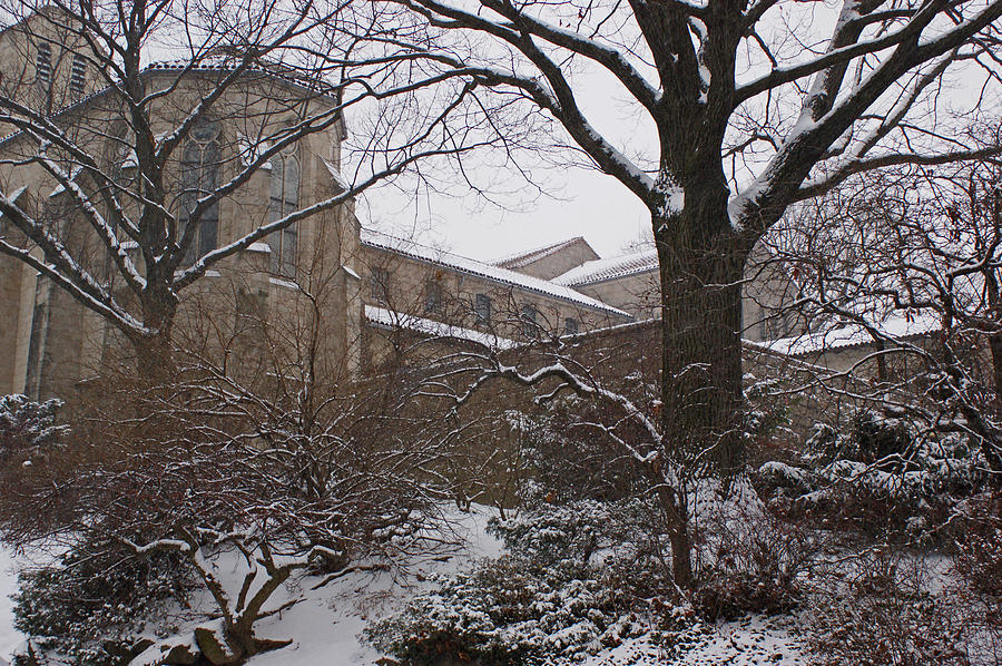 Cloisters in the Snow 10 Photograph by Steve Breslow