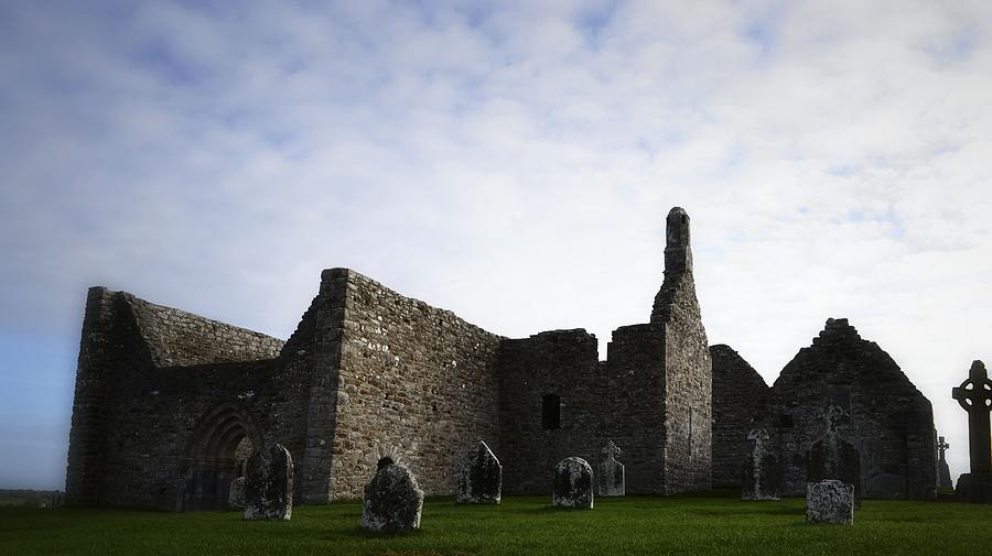 Clonmacnoise Cathedral Photograph by Nadalyn Larsen