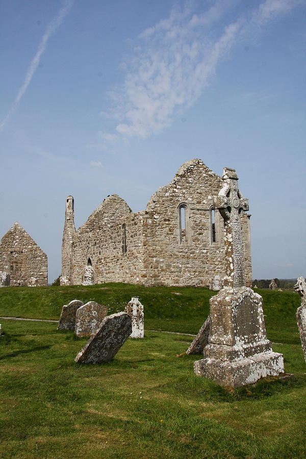 Architecture Photograph - Clonmacnoise - Monastery Ruin by Christiane Schulze Art And Photography