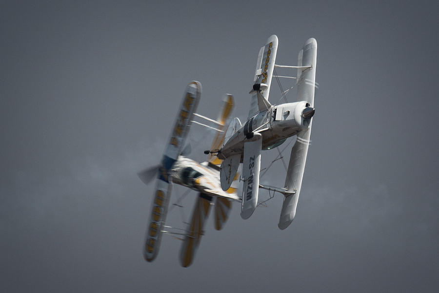 Airplane Photograph - Close Call by Paul Job