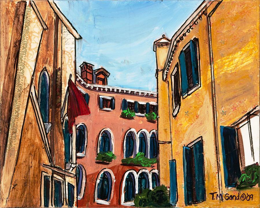 Contemporary Painting - Close Quarters by TM Gand Contemporary Painting - Close Quarters by TM Gand