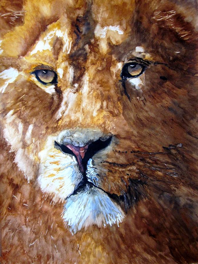 Close-up Painting by Maris Sherwood