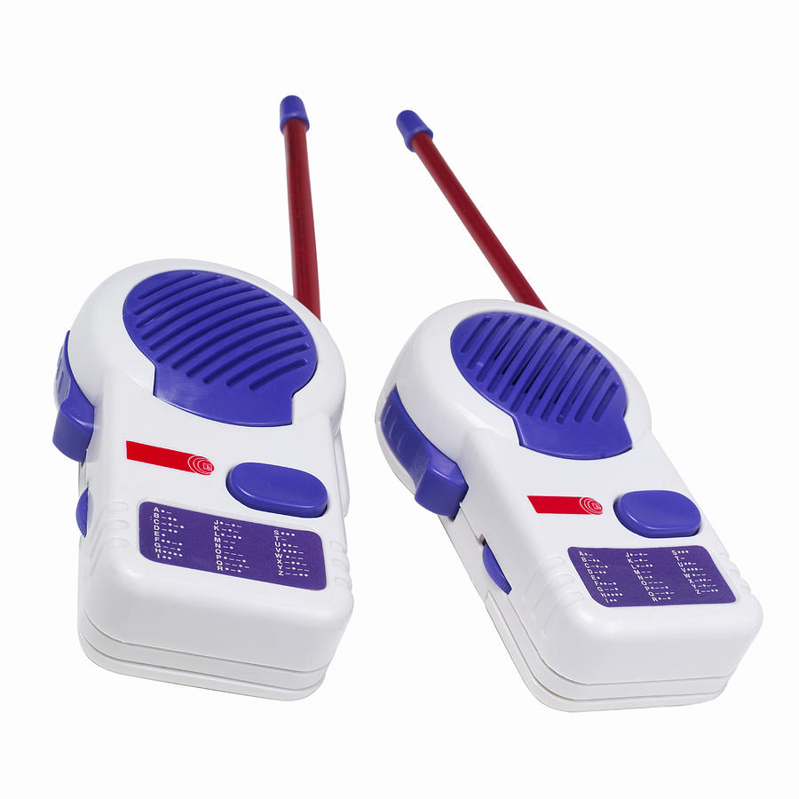 Close up of a childs walkie talkies Photograph by Stockbyte