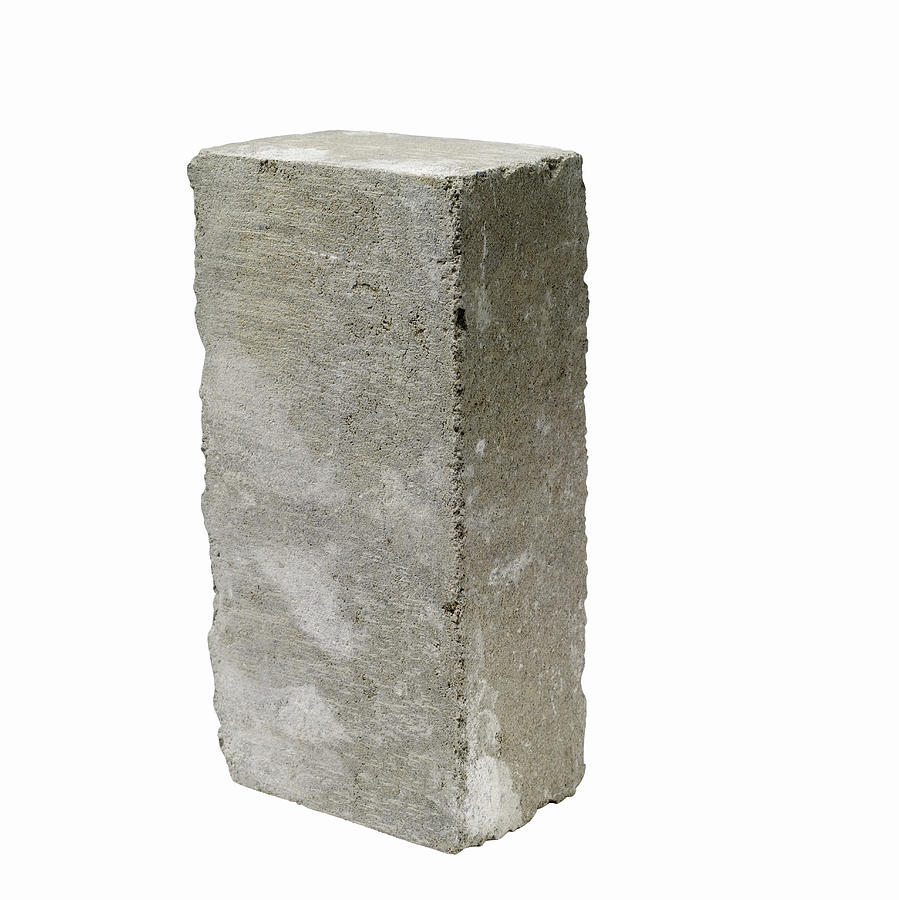 Close up of a concrete block Photograph by Stockbyte