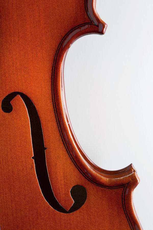 Close-up Of A F-hole On A Violin Photograph by Caspar Benson