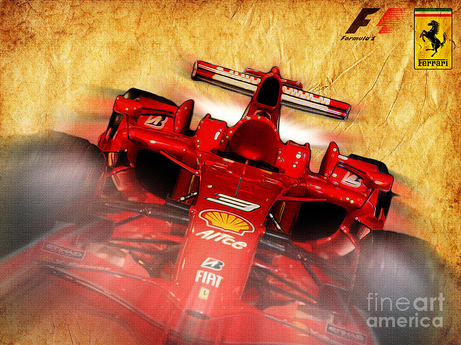 Close-up of a Ferrari Photograph by Stefano Senise