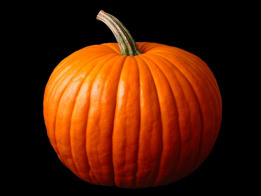 Close up of a large Halloween pumpkin Photograph by Jsmith