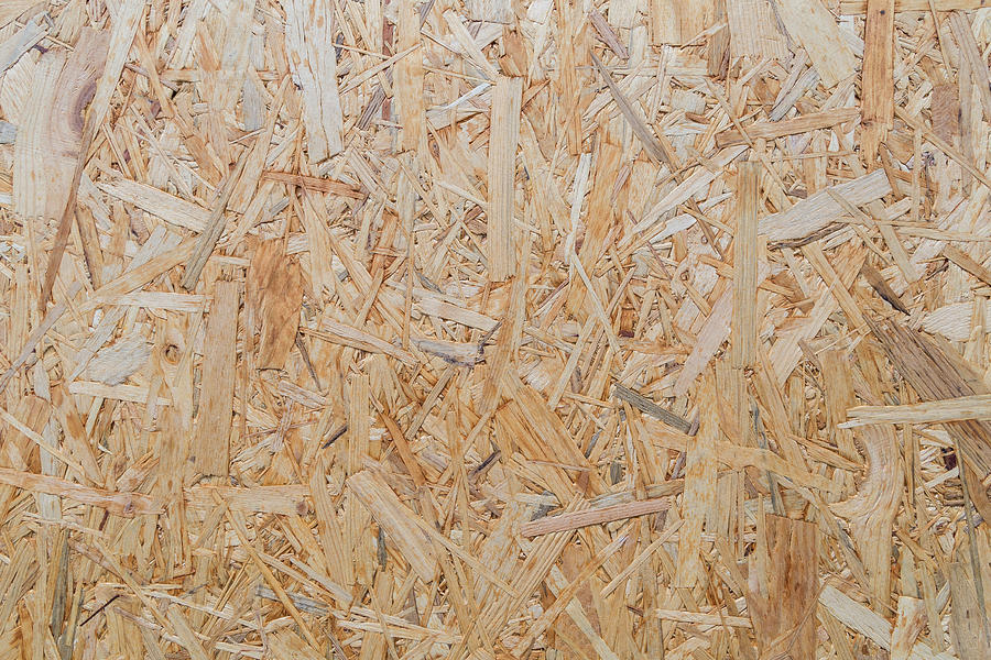 Close-up of a particle board background texture. Photograph by Tuomas Lehtinen