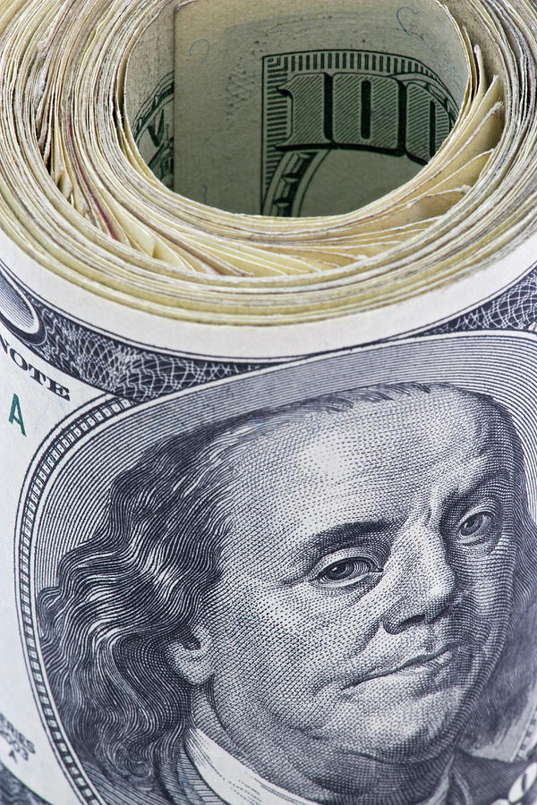Abundance Photograph - Close-up Of A Roll Of Us $100 Bills by Jaynes Gallery Abundance Photograph - Close-up Of A Roll Of Us $100 Bills by Jaynes Gallery