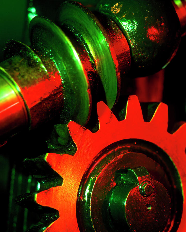 Close-up Of A Steam Traction Engines Gear Photograph by Martin Bond/science Photo Library