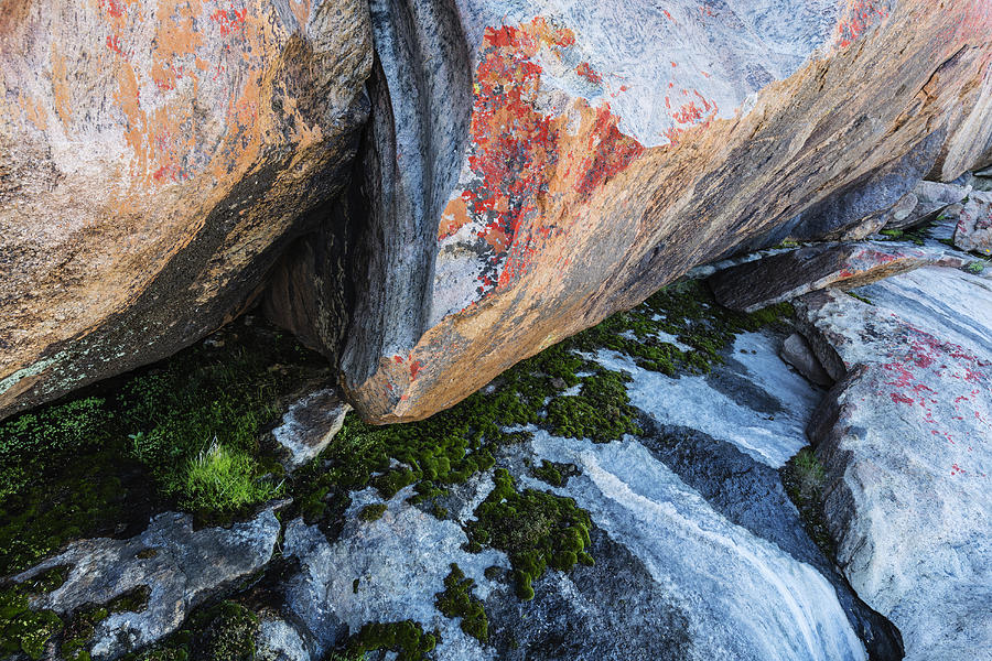 Close up of colorful rock formations Photograph by Pixelchrome Inc