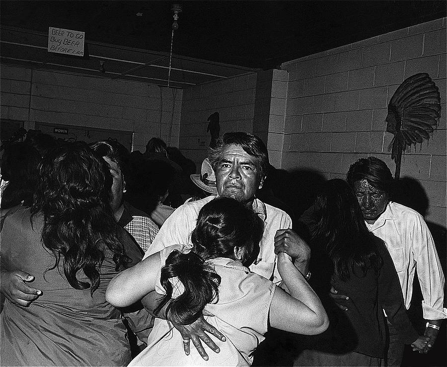 Close-up of dancers Tohono Oodham  bar The Lucky Dollar  South Tucson Arizona 1975 Photograph by David Lee Guss
