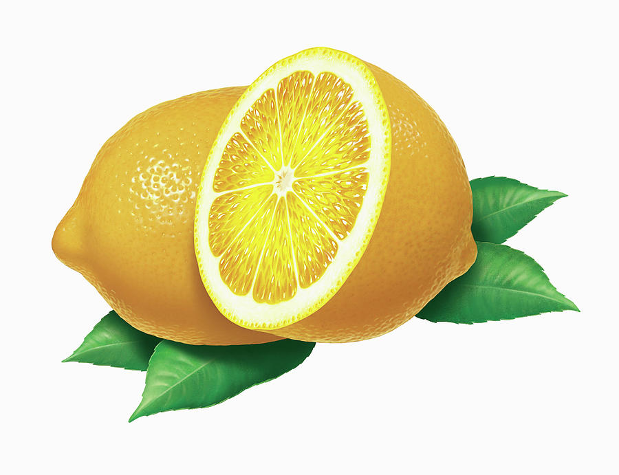 Close Up Of Fresh Lemons Photograph by Ikon Ikon Images