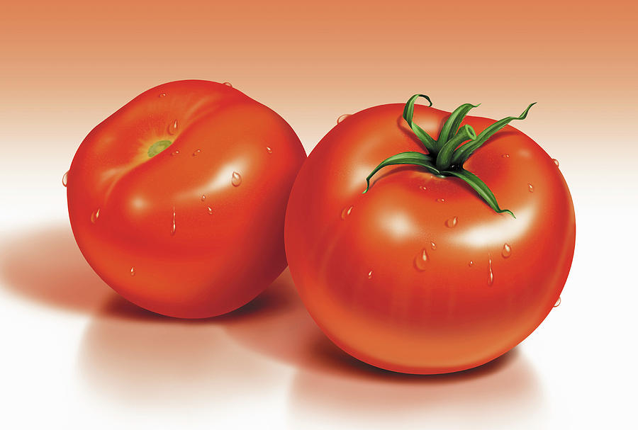 Close Up Of Fresh Tomatoes Photograph by Ikon Ikon Images