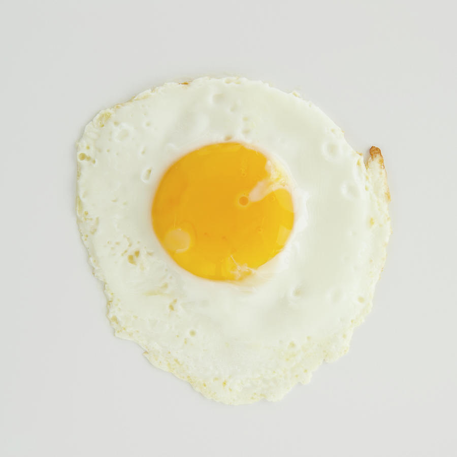Close Up Of Fried Egg, Studio Shot Photograph by Jamie Grill
