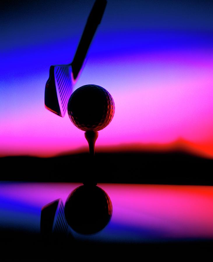 Close-up Of Golf Club & Ball Photograph by Tony Craddock/science Photo Library