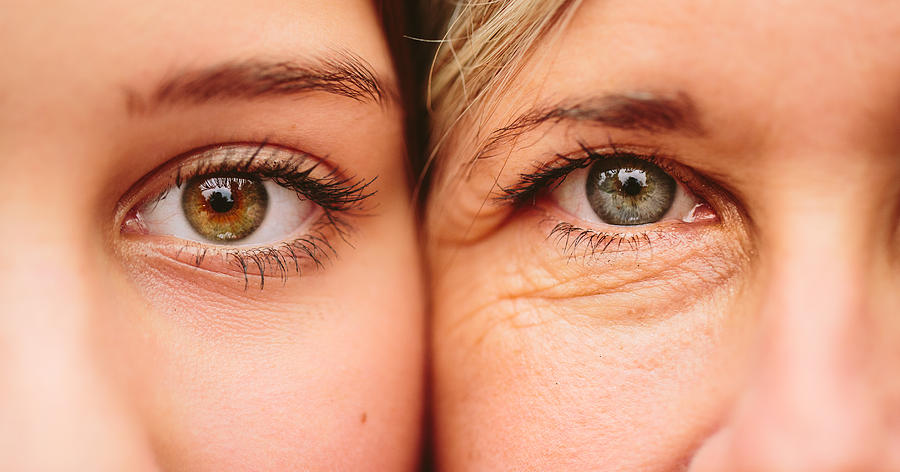 Close Up Of Mother And Daughter Faces Together Photograph by Wundervisuals Close Up Of Mother And Daughter Faces Together Photograph by Wundervisuals