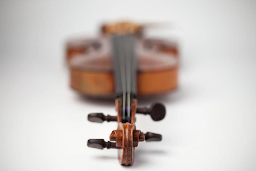 Close Up Of Violin Photograph by Foto Bureau Nz Limited Close Up Of Violin Photograph by Foto Bureau Nz Limited