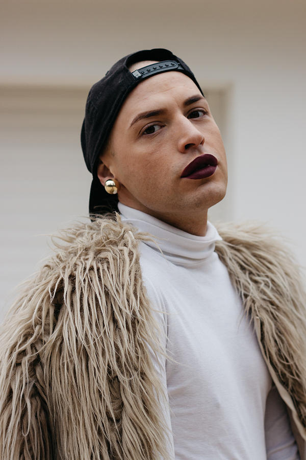 Close-Up Portrait Of Transgender Man Wearing Cap With Fake Fur Photograph by Branislava Zivic / EyeEm Close-Up Portrait Of Transgender Man Wearing Cap With Fake Fur Photograph by Branislava Zivic / EyeEm