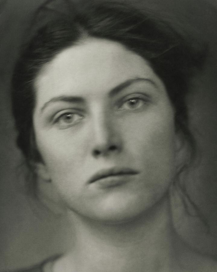 Close-up Portrait Of Winifred Lenihan Photograph by Edward Steichen