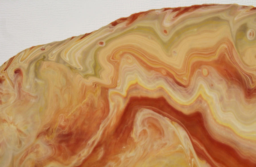 Close-up Two Of Agate Seven From The Poured Agate Painting ...