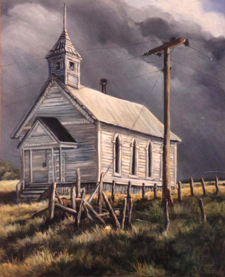 Closed on Sundays Painting by Donna Tucker