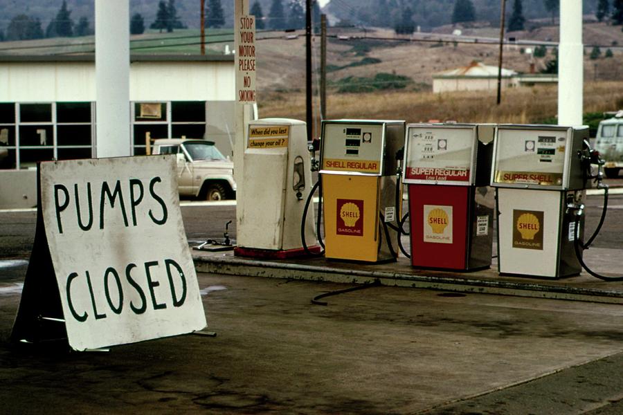 Closed Petrol Station Photograph by Us National Archives And Records Administration/science Photo Library