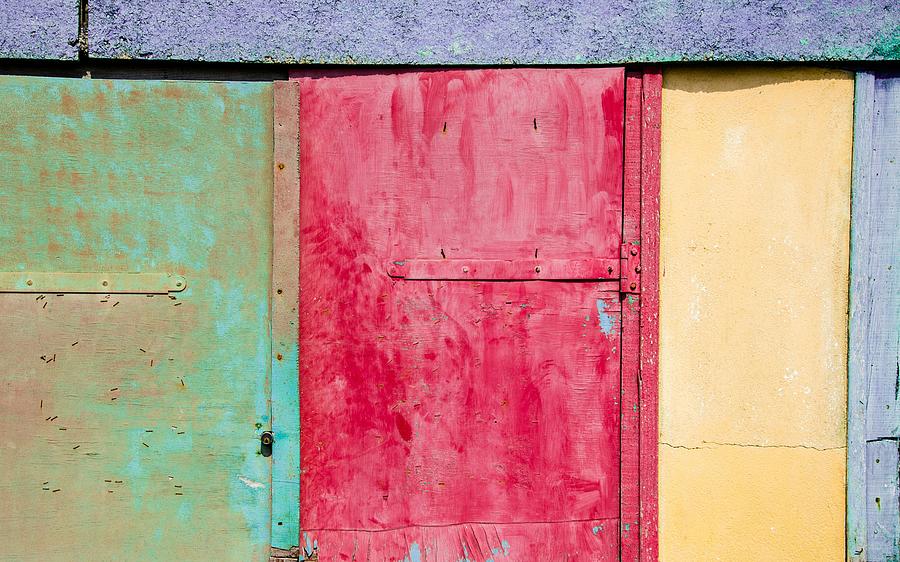 Closed Red Door Of House by David Bise / Eyeem