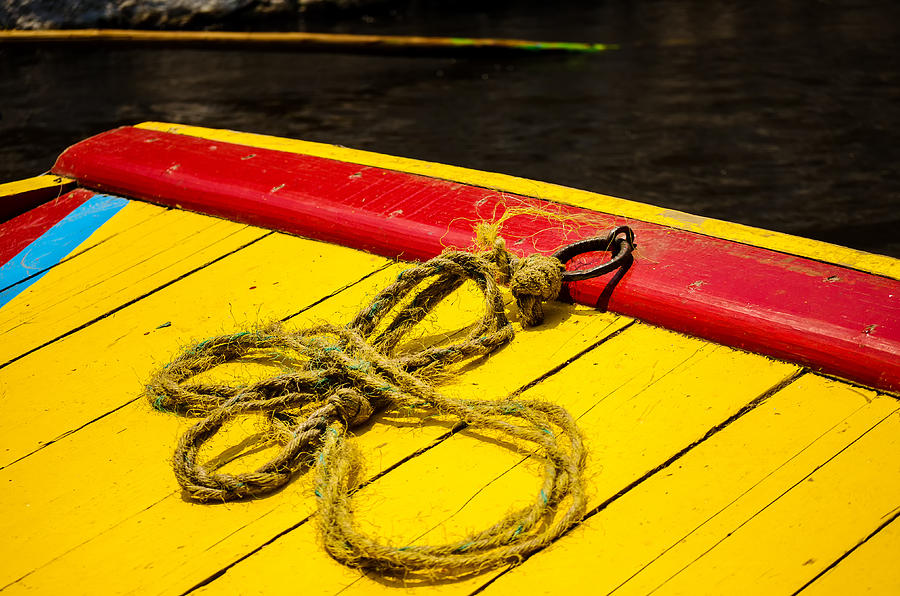 Closeup Colorful Boat Photograph