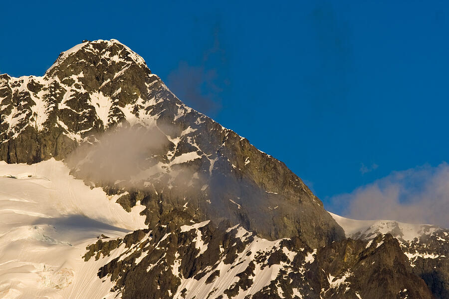 Closeup of Mount Shuksan Photograph by Michael Russell