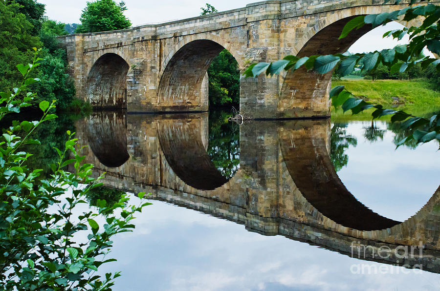 Closeup of the 17th Century Corbridge Bridge in England Photograph by Mary Jane Armstrong